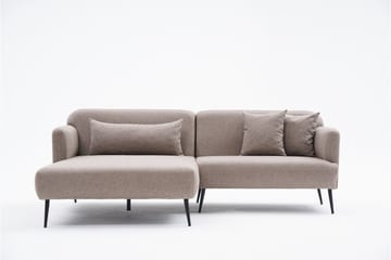 Revos 4-sits Soffa med Divan Brun