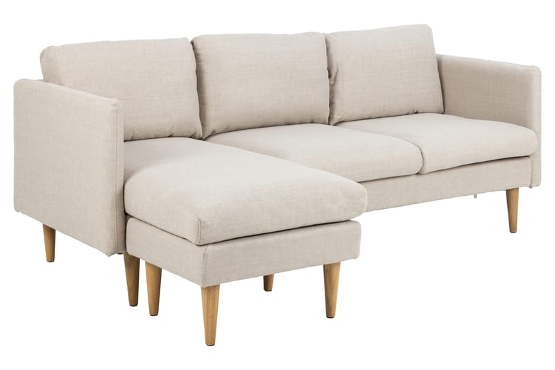 Sanat 3-sits Soffa med Divan Beige - Möbler - Vardagsrum - Soffor - Divansoffa & schäslong