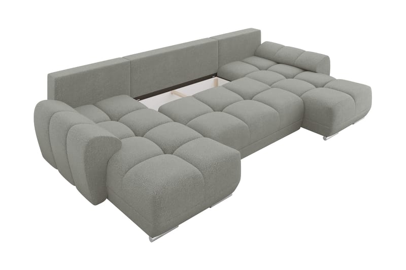 Simerly Bäddsoffa Dubbeldivan 4-sits - Gul - Möbler - Vardagsrum - Bäddsoffor - U bäddsoffa