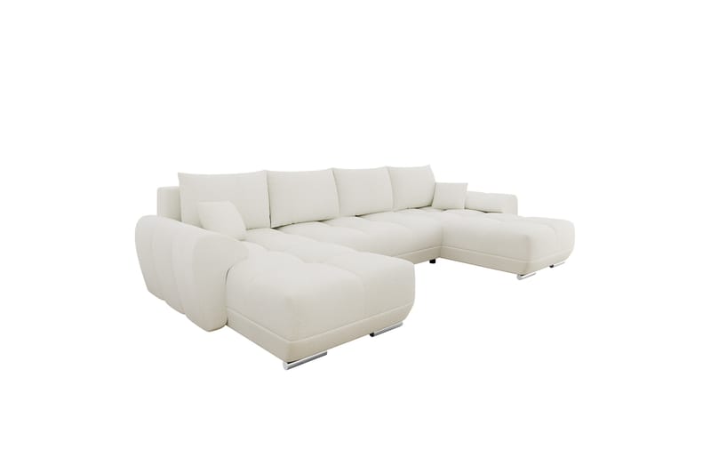 Simerly Soffa Dubbeldivan 4-sits - Ljusgrå - Möbler - Vardagsrum - Soffor - U-soffor