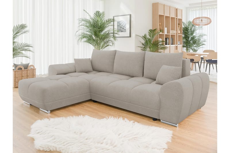 Simerly Soffa med Divan 3-sits - Beige - Möbler - Vardagsrum - Soffor - Divansoffa & schäslong