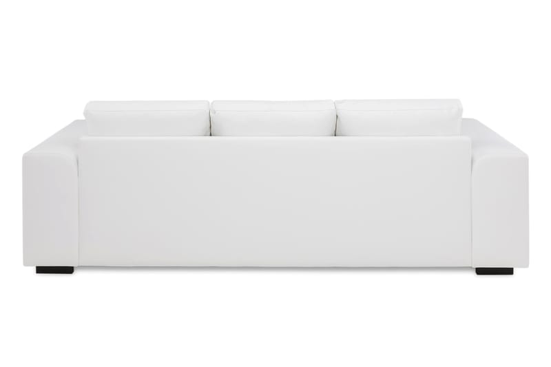 CONNECT 3-sits Soffa Konstläder Vit - Möbler - Vardagsrum - Soffor - Skinnsoffor