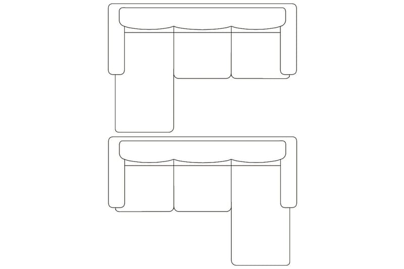 Divansoffa 3-sits konstläder vit - Vit - Möbler - Vardagsrum - Soffor - Skinnsoffor