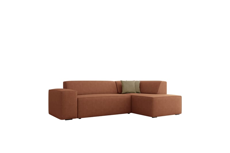 Slucajno Soffa med Schäslong 3-sits - Orange/Beige - Möbler - Vardagsrum - Soffor - Divansoffa & schäslong