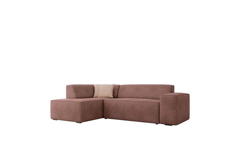 Slucajno Soffa med Schäslong 3-sits - Rosa/Beige - Möbler - Vardagsrum - Soffor - Divansoffa & schäslong