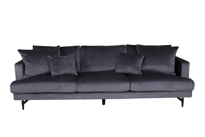 Sofia 3-sits Soffa - Mörkgrå - Möbler - Vardagsrum - Soffor - 3-sits soffor