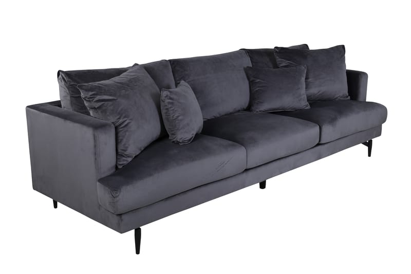 Sofia 3-sits Soffa - Mörkgrå - Möbler - Vardagsrum - Soffor - 3-sits soffor