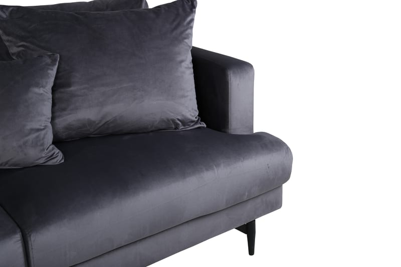 Sofia 3-sits Soffa - Mörkgrå - Möbler - Vardagsrum - Soffor - 3-sits soffor