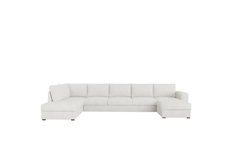 Taberk Soffa med Divan och Schäslong 5-sits - Vit - Möbler - Vardagsrum - Soffor - U-soffor