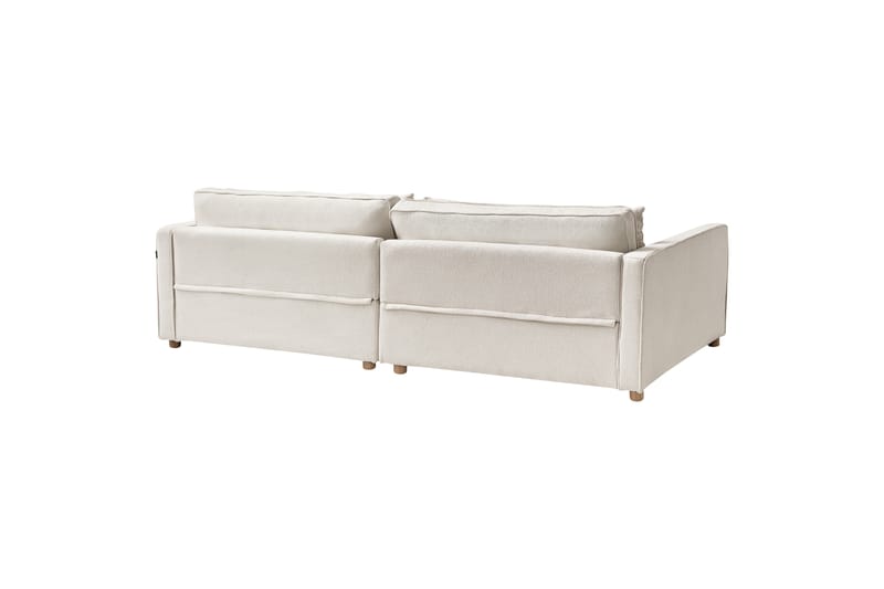 Tomie Soffa 3-sits - Vit - Möbler - Vardagsrum - Soffor - 3-sits soffor