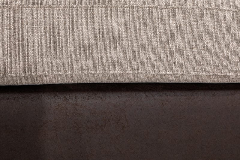 AUSTIN U-Soffa Divan Vänster Brun/Beige - Möbler - Vardagsrum - Soffor - U-soffor