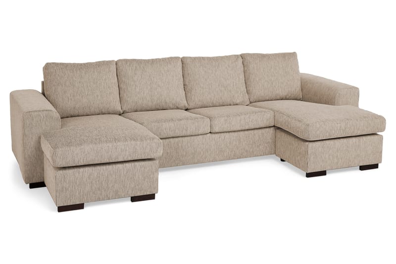 CONNECT Dubbeldivansoffa 4-sits Beige - Möbler - Vardagsrum - Soffor - U-soffor