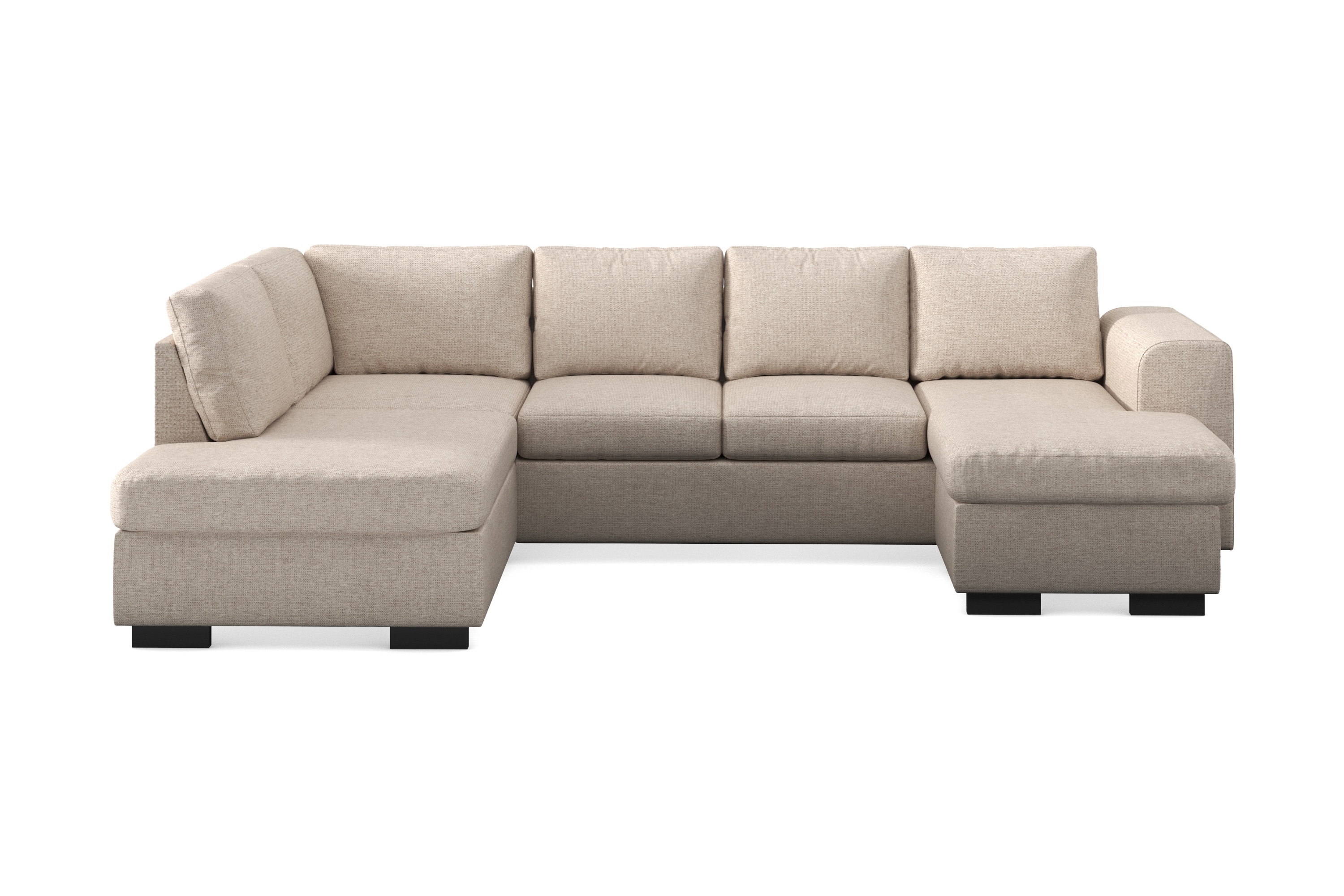 Scandinavian Choice CONNECT U-soffa Large med Divan Höger Beige - U-soffor