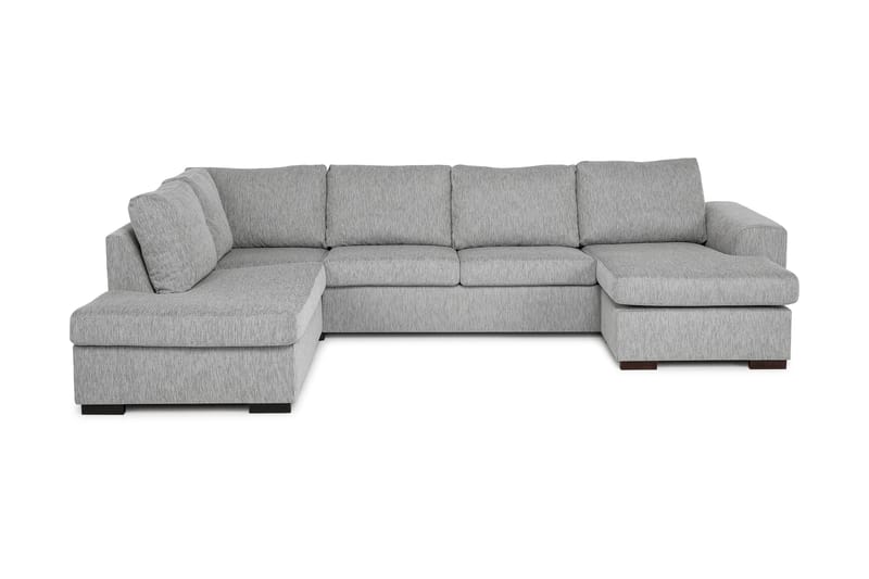 CONNECT U-soffa Large med Divan Höger Ljusgrå - Möbler - Vardagsrum - Soffor - U-soffor