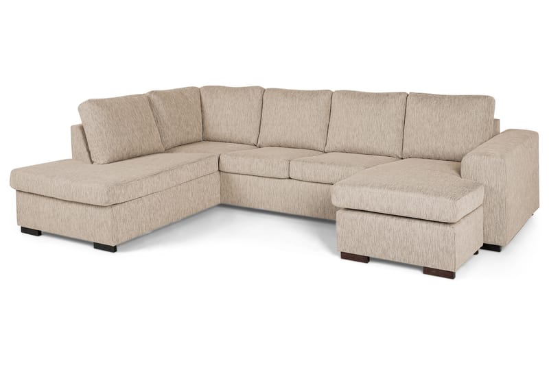 CONNECT U-soffa med Divan Höger Beige - U-soffor