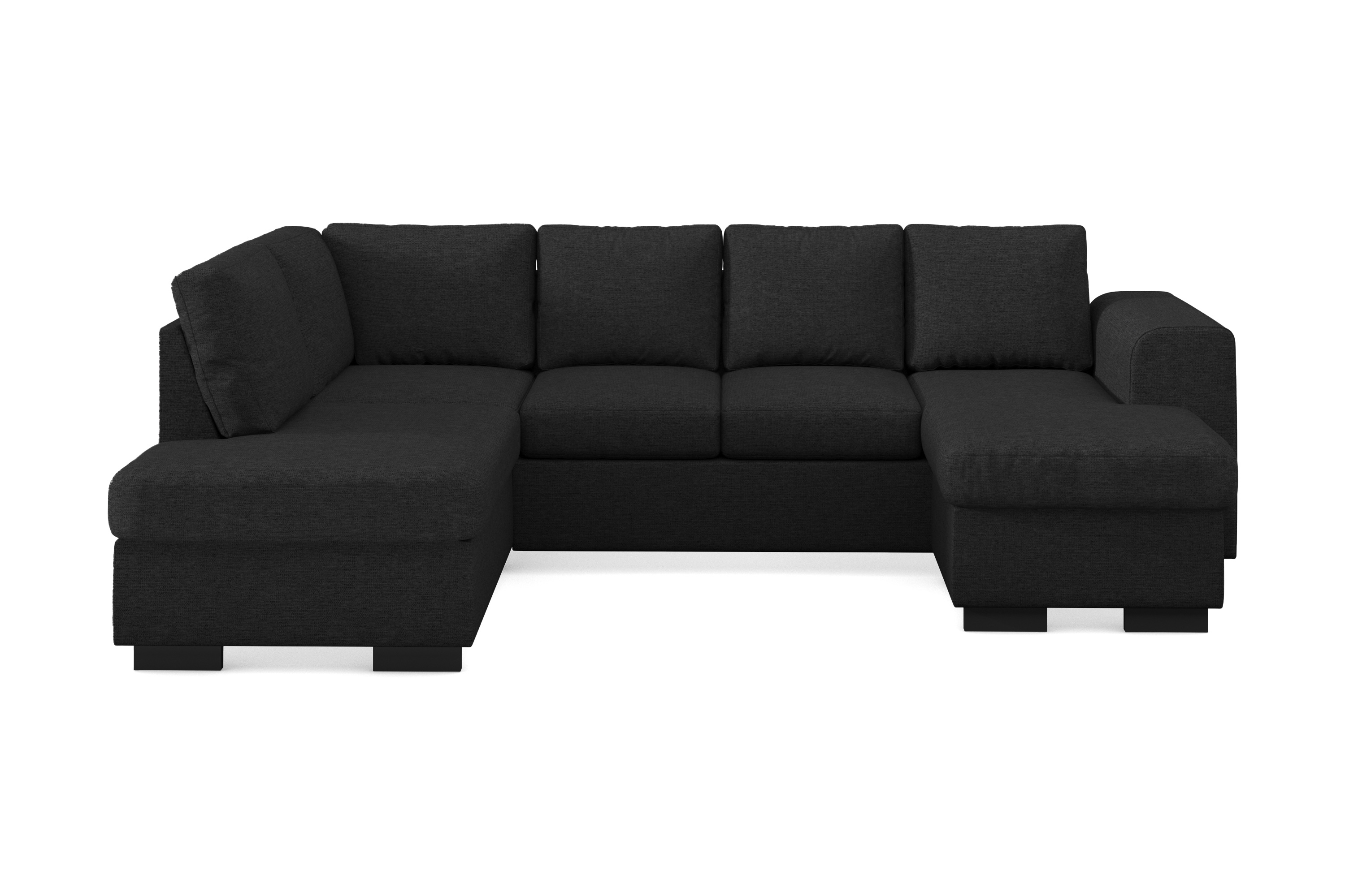 Scandinavian Choice CONNECT U-soffa med Divan Höger Svart - U-soffor