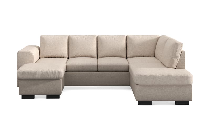 CONNECT U-soffa med Divan Vänster Beige - Möbler - Vardagsrum - Soffor - U-soffor