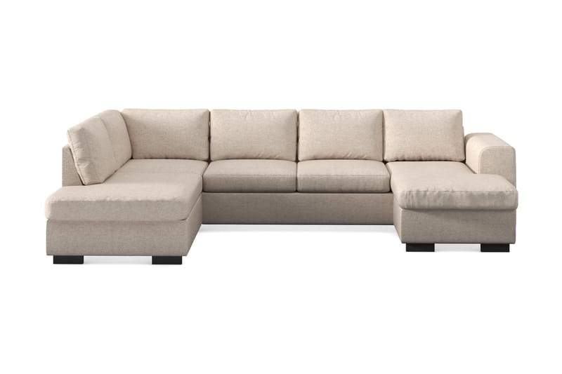 CONNECT U-soffa XL med Divan Höger Beige - Möbler - Vardagsrum - Soffor - U-soffor