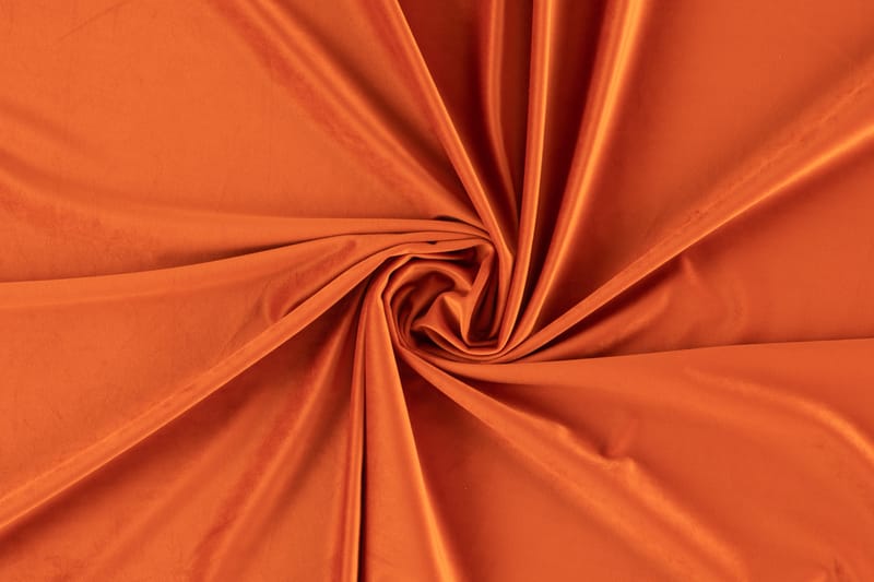 CONNECT U-soffa XL med Divan Höger Sammet Orange - Skräddarsy färg och tyg - U-soffor