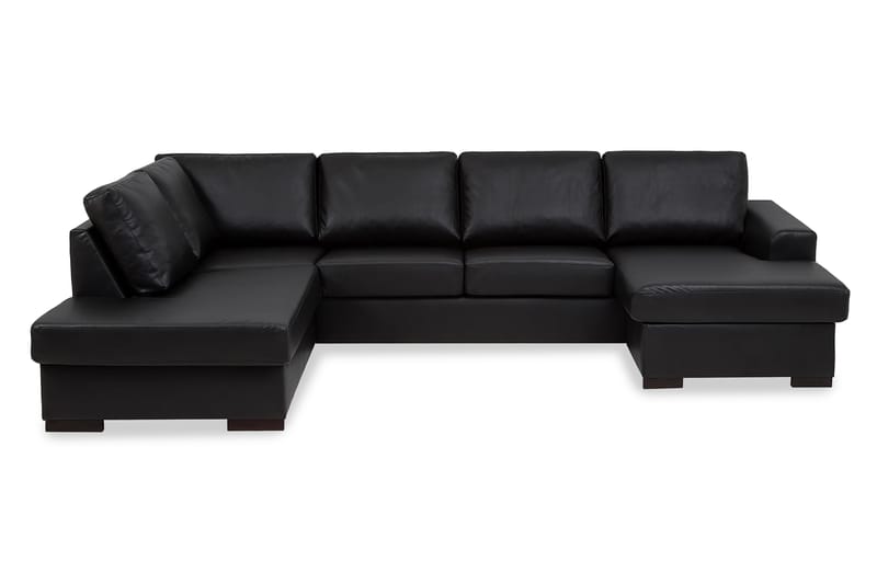 CONNECT U-soffa XL med Divan Höger Svart - Möbler - Vardagsrum - Soffor - U-soffor