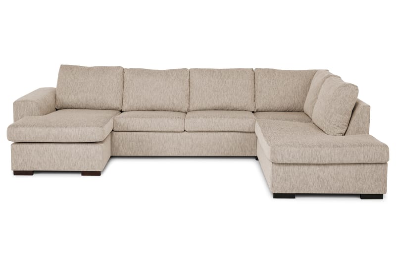 CONNECT U-soffa XL med Divan Vänster Beige - U-soffor