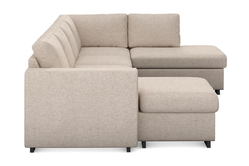 CONNECT U-soffa XL med Divan Vänster Beige - Möbler - Vardagsrum - Soffor - U-soffor