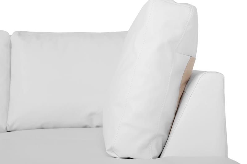 CONNECT U-soffa XL med Divan Vänster Konstläder Vit - Möbler - Vardagsrum - Soffor - U-soffor