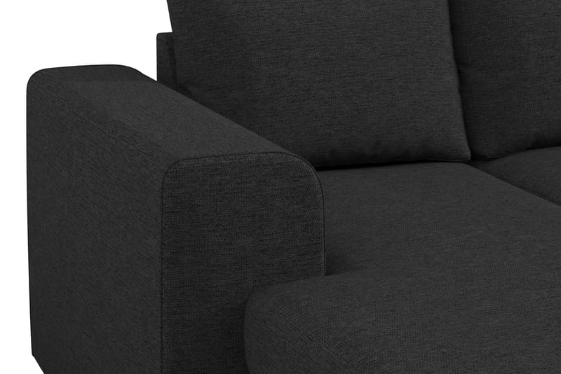 CONNECT U-soffa XL med Divan Vänster Svart - Möbler - Vardagsrum - Soffor - U-soffor