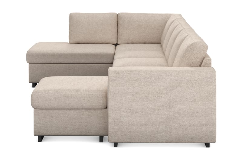 CONNECT U-soffa XXL med Divan Höger Beige - Möbler - Vardagsrum - Soffor - U-soffor