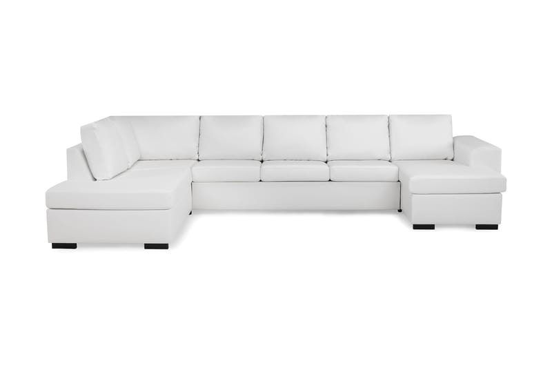 CONNECT U-soffa XXL med Divan Höger Vit - Möbler - Vardagsrum - Soffor - U-soffor