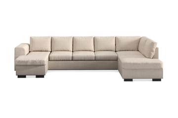 CONNECT U-soffa XXL med Divan Vänster Beige