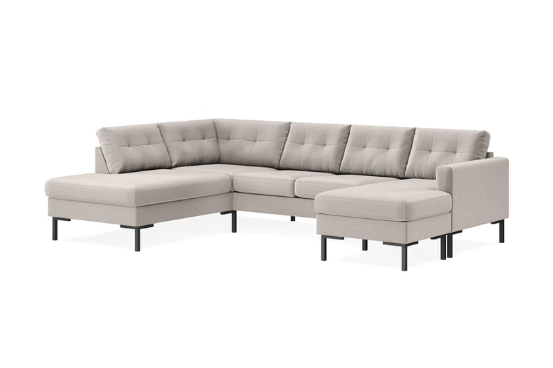 Frillestad 4-sits U-soffa Divan Höger Beige - Möbler - Vardagsrum - Soffor - U-soffor