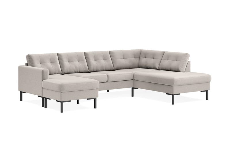 Frillestad 4-sits U-soffa Divan Vänster Beige - Möbler - Vardagsrum - Soffor - U-soffor