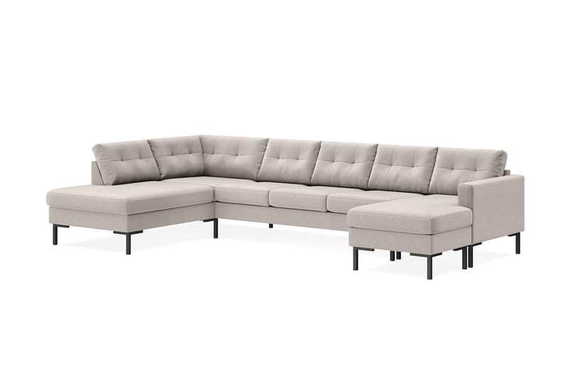 Frillestad 5-sits U-soffa Divan Höger Beige - Möbler - Vardagsrum - Soffor - U-soffor