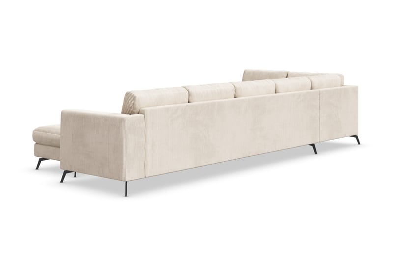 NASHVILLE LYX U-soffa med Schäslong Vänster Beige - Möbler - Vardagsrum - Soffor - U-soffor