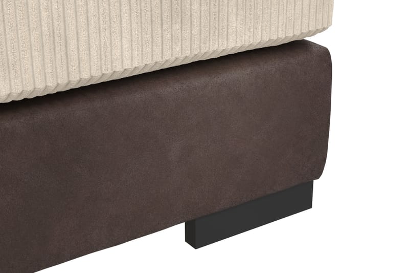 NASHVILLE U-soffa Large med Divan Vänster Beige - Möbler - Vardagsrum - Soffor - U-soffor