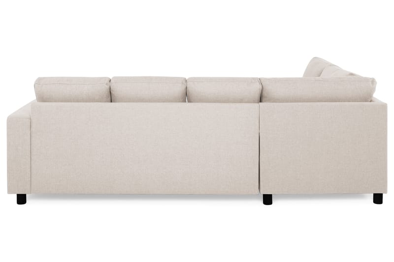 NEW YORK U-soffa Large Divan Höger Beige - Skinnsoffor - U-soffor - Sammetssoffor