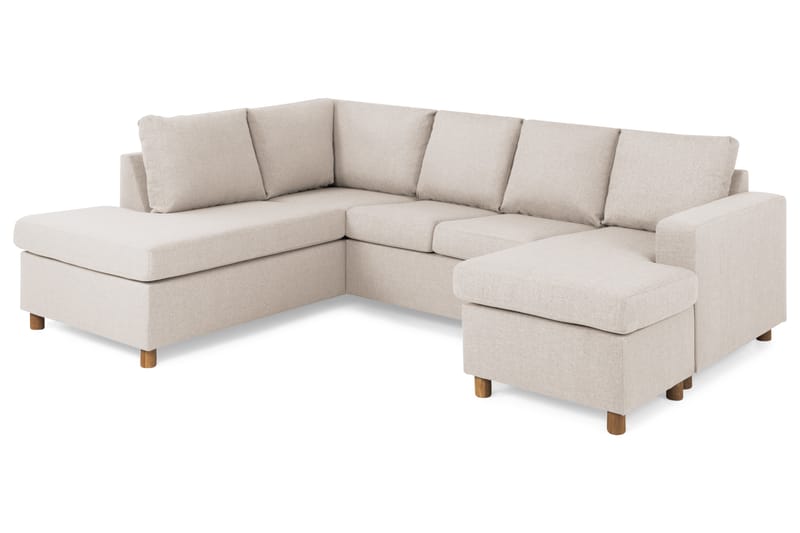 NEW YORK U-soffa Large Divan Höger Beige - Möbler - Vardagsrum - Soffor - U-soffor