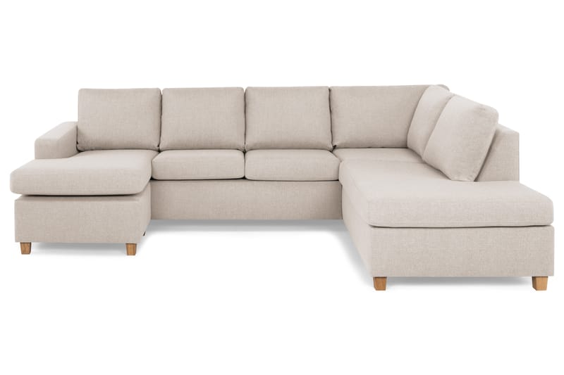 NEW YORK U-soffa Large Divan Vänster Beige - Möbler - Vardagsrum - Soffor - U-soffor