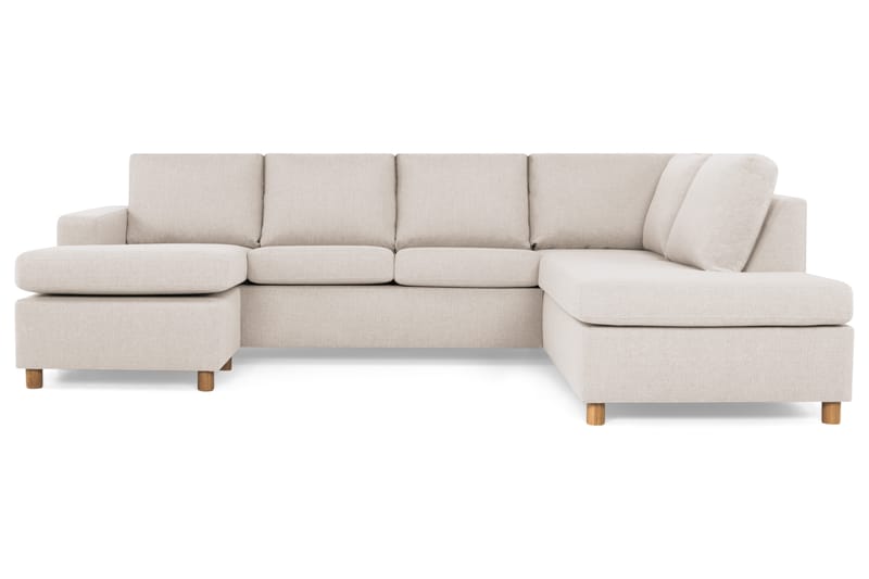 NEW YORK U-soffa Large Divan Vänster Beige - Möbler - Vardagsrum - Soffor - U-soffor