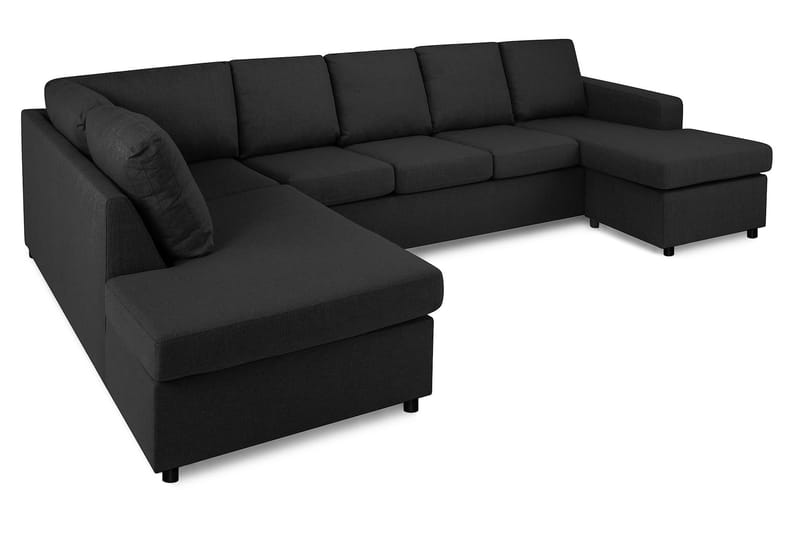 NEW YORK U-soffa XL Divan Höger Antracit - Möbler - Vardagsrum - Soffor - U-soffor