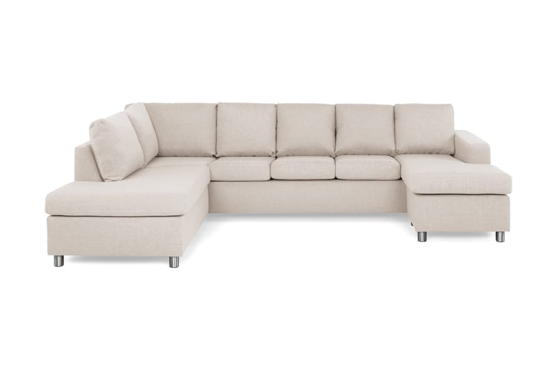 NEW YORK U-soffa XL Divan Höger Beige - Möbler - Vardagsrum - Soffor - U-soffor