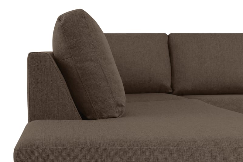 NEW YORK U-soffa XL Divan Höger Brun - Möbler - Vardagsrum - Soffor - U-soffor