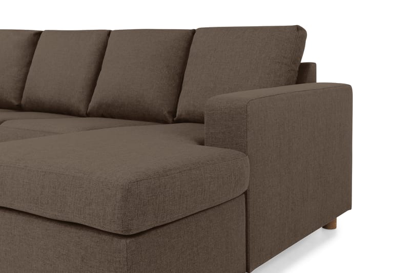 NEW YORK U-soffa XL Divan Höger Brun - Möbler - Vardagsrum - Soffor - U-soffor