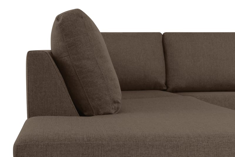 NEW YORK U-soffa XL Divan Höger Brun - Möbler - Vardagsrum - Soffor - U-soffor