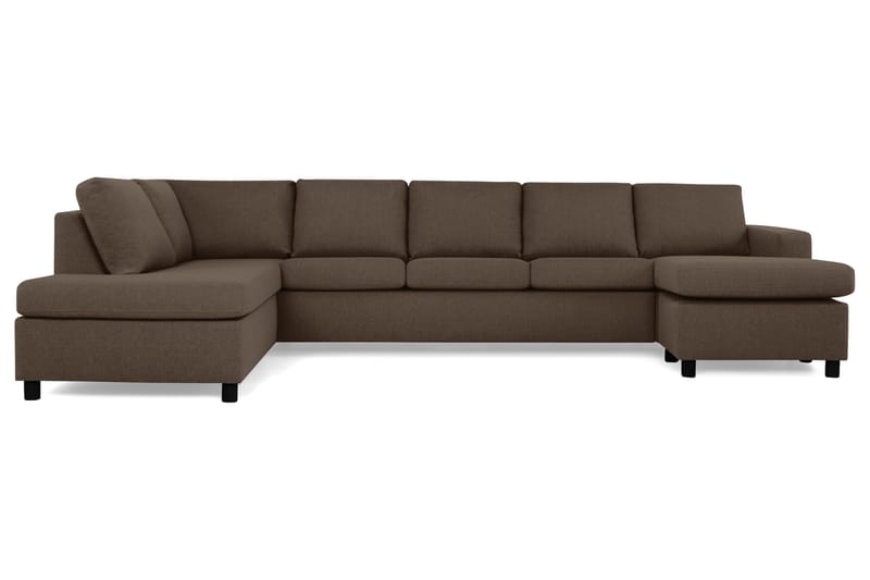 NEW YORK U-soffa XL Divan Höger Brun - Möbler - Vardagsrum - Soffor - U-soffor