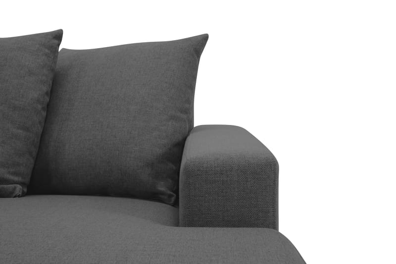 NEW YORK U-soffa XL Divan Höger + Kuddar Svart - Möbler - Vardagsrum - Soffor - U-soffor