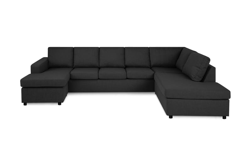 NEW YORK U-soffa XL Divan Vänster Antracit - Möbler - Vardagsrum - Soffor - U-soffor