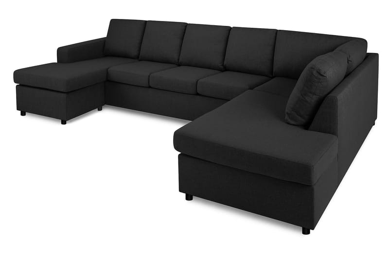 NEW YORK U-soffa XL Divan Vänster Antracit - Möbler - Vardagsrum - Soffor - U-soffor