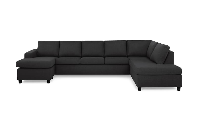 NEW YORK U-soffa XL Divan Vänster Antracit - Möbler - Vardagsrum - Soffor - U-soffor